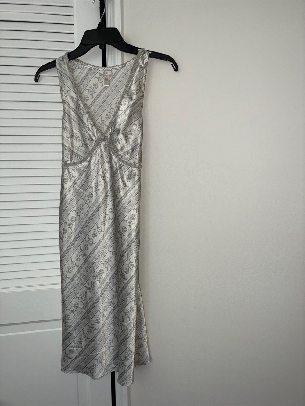 Donna Morgan silk slip sleeveless midi dress